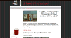 Desktop Screenshot of aperfectfitalterations.net